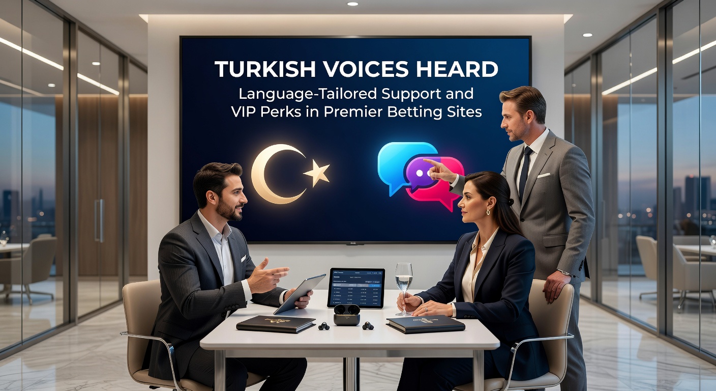 VIP-Bereich einer Betting-Site mit exklusiven türkischsprachigen Angeboten und Belohnungen
